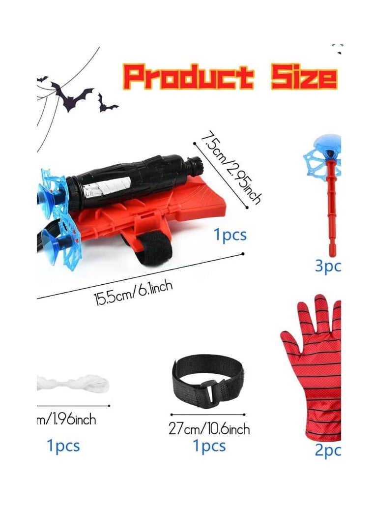 New Moang Spider Launching Glove, Spider Hero Gloves for Kids, Spider-Man Toy Glove, Spider-Man Web Launcher, Shooting Game, Wrist Play Set, Cosplay Launching Glove - Image 1